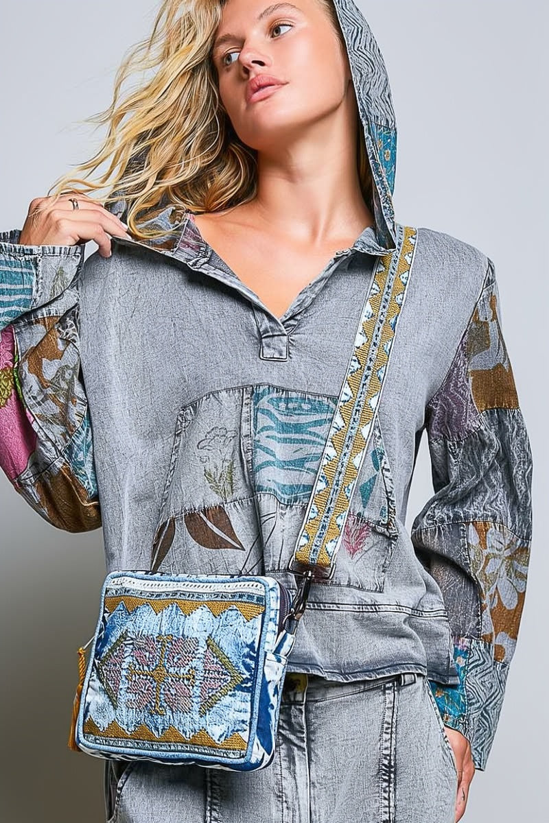 Wanderlust Embroidered Crossbody
