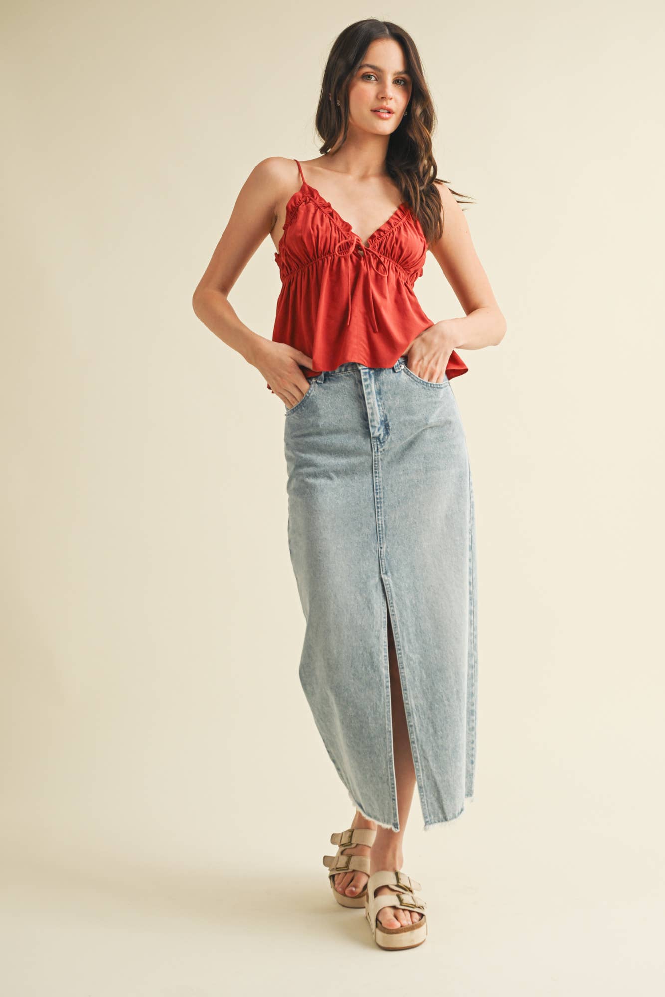 Wildflower Ruffle Cami