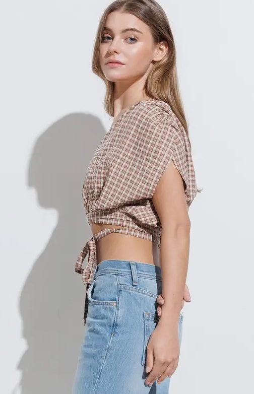 Just Picnicking Wrap Top